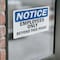 Signmission Employees Only Beyond This Point OSHA Notice Sign, Vinyl Decal, 14in W x 10in L, 2PK OS-2PACK-NS-D-1014-L-15607 - alternate 2
